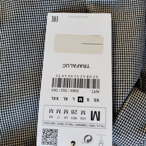 ZARA Womens Tie Capri Pants Size Medium NWT - Picture 13 of 13